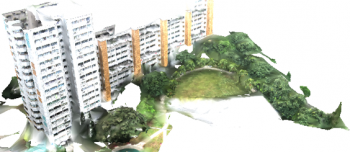 A building reconstructed using ADSC-developed technology