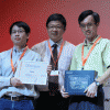 Pixtelz co-founders Jiangbo Lu (left) and Boon Leng Lee (right) were awarded one of five DEMOguru awards for their CuteChat technology at the 2012 DEMO Asia conference