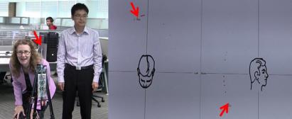 Demonstration of sound direction finding
